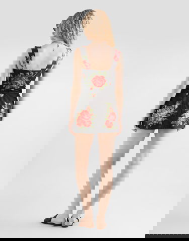 Šaty Dolce & Gabbana Rose Bouquet-print Cotton Dress Rôznofarebný | F7BB8THS5UTHN5ZN, 2