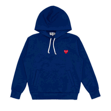 Mikina Comme des Garçons Play Hoodie Navy | AZ T174 051 2, 0