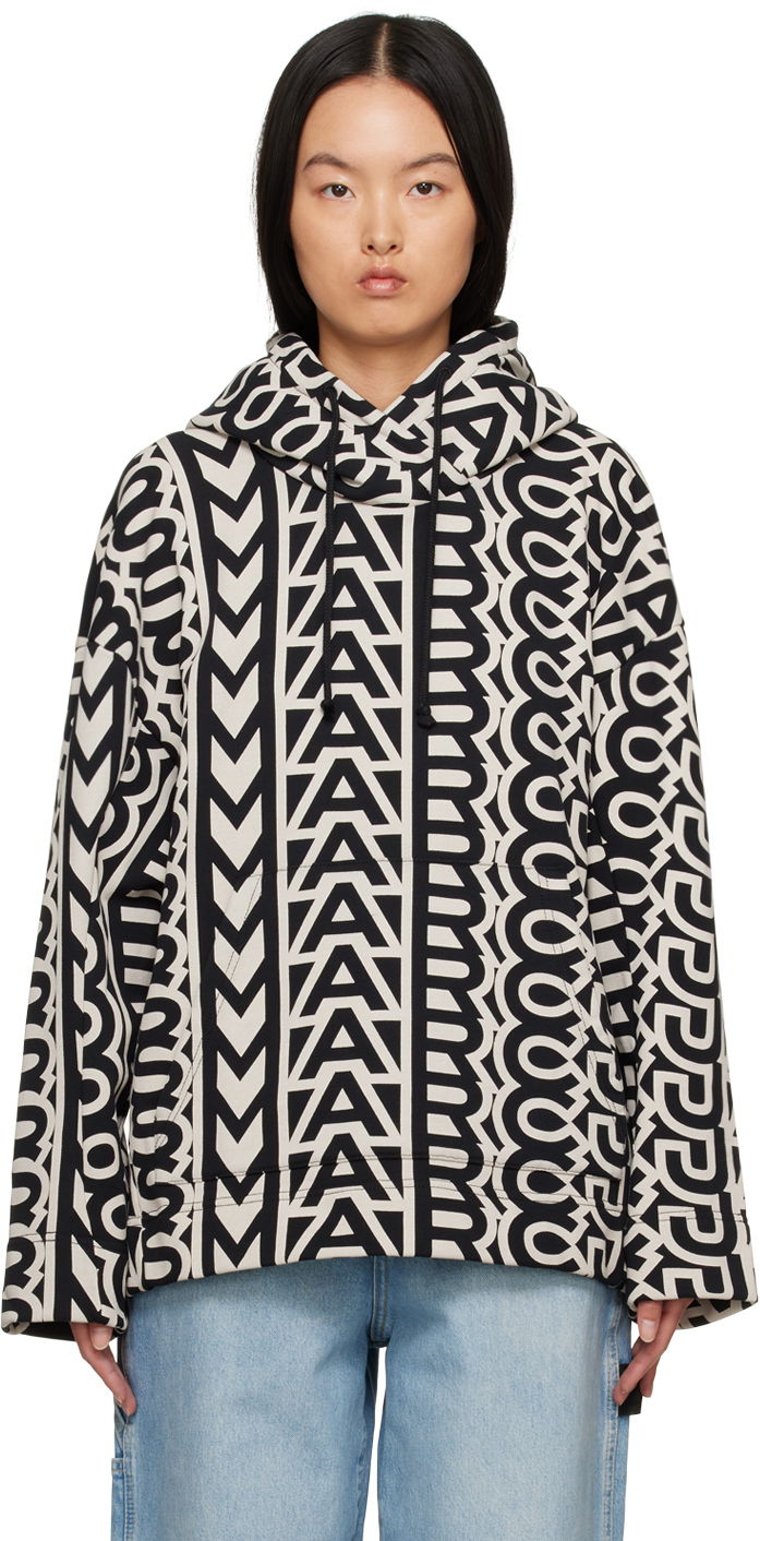 Mikina Marc Jacobs Marc Jacobs The Monogram Oversized Hoodie Čierna | 2P3RTP032C03, 0
