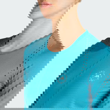 Tričko adidas Performance by Stella McCartney TruePurpose Training Tee Tyrkysová | IA1506, 5