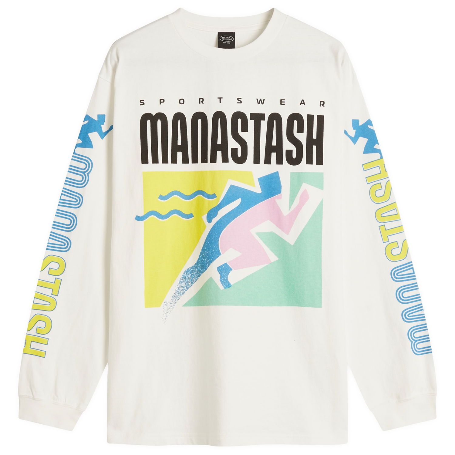 Tričko Manastash Manastash Re:Ctn Long Sleeve T&F T-Shirt, Large Biela | 7925130009-030, 0