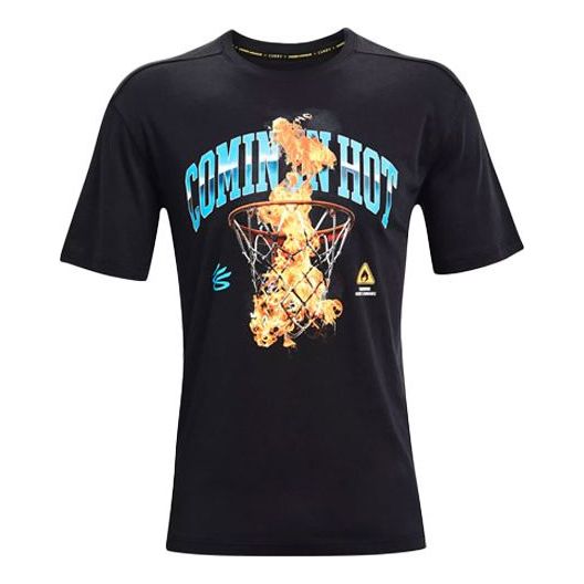 Tričko Under Armour Curry Graphic Print Cotton T-Shirt Čierna | 1362006-001