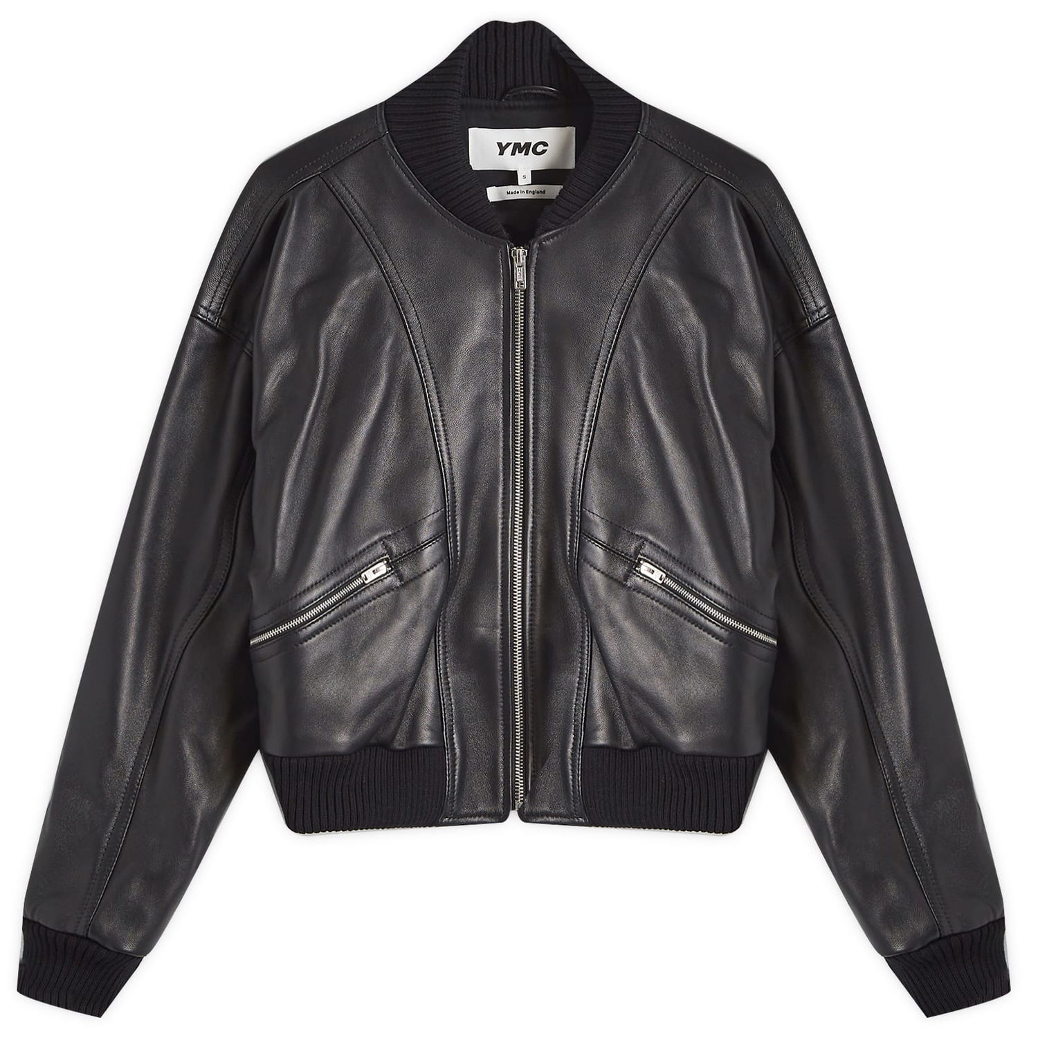 Bomber bunda YMC Tenor Leather Jacket Čierna | Q5XMD-Black, 1