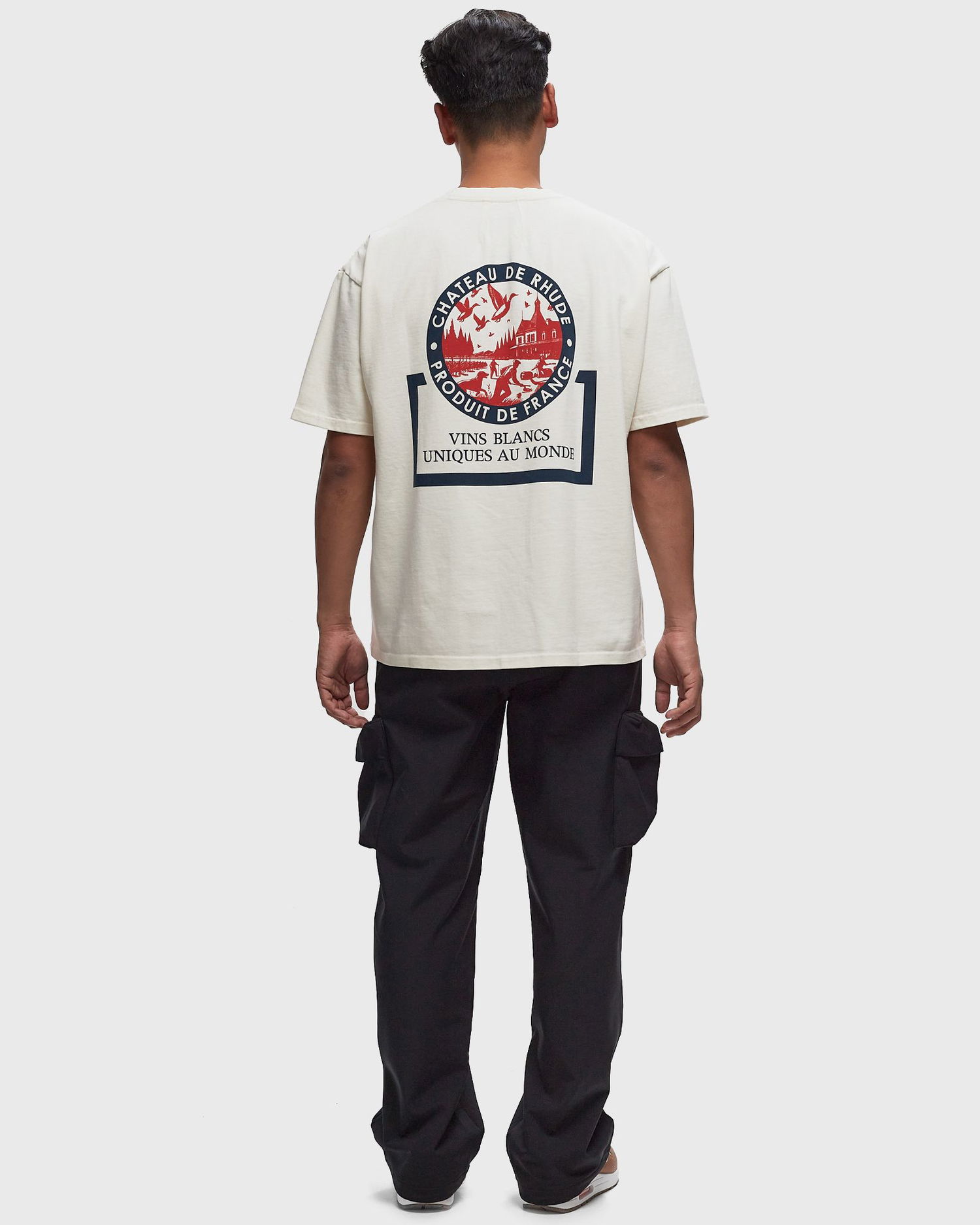 Tričko Rhude Wine T-Shirt Vintage Large Biela | RHFW24TT100120241, 1