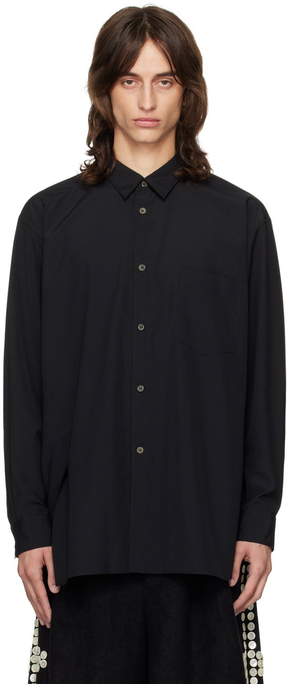 Košeľa Comme des Garçons Homme Plus Black Asymmetric Shirt Čierna | PN-B024-051, 0