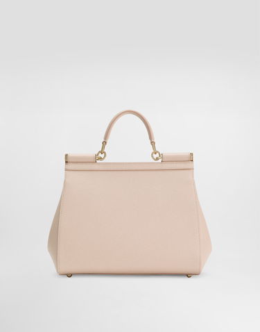 Kabelka Dolce & Gabbana Dolce & Gabbana Dauphine Leather Top Handle Bag Ružová | BB6002B100180414, 3