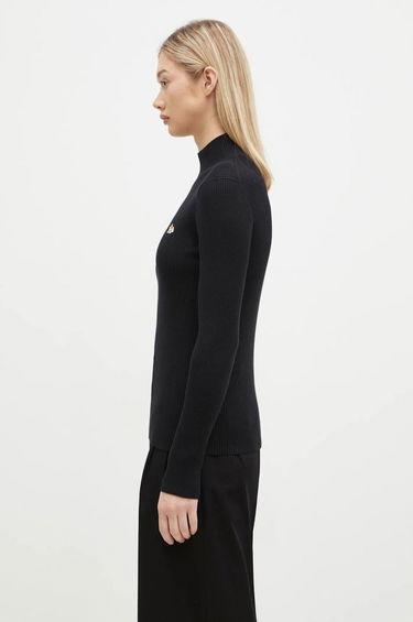 Sveter MAISON KITSUNÉ Maison Kitsuné Black Baby Fox Patch Turtleneck Čierna | NW00807KT1091, 1
