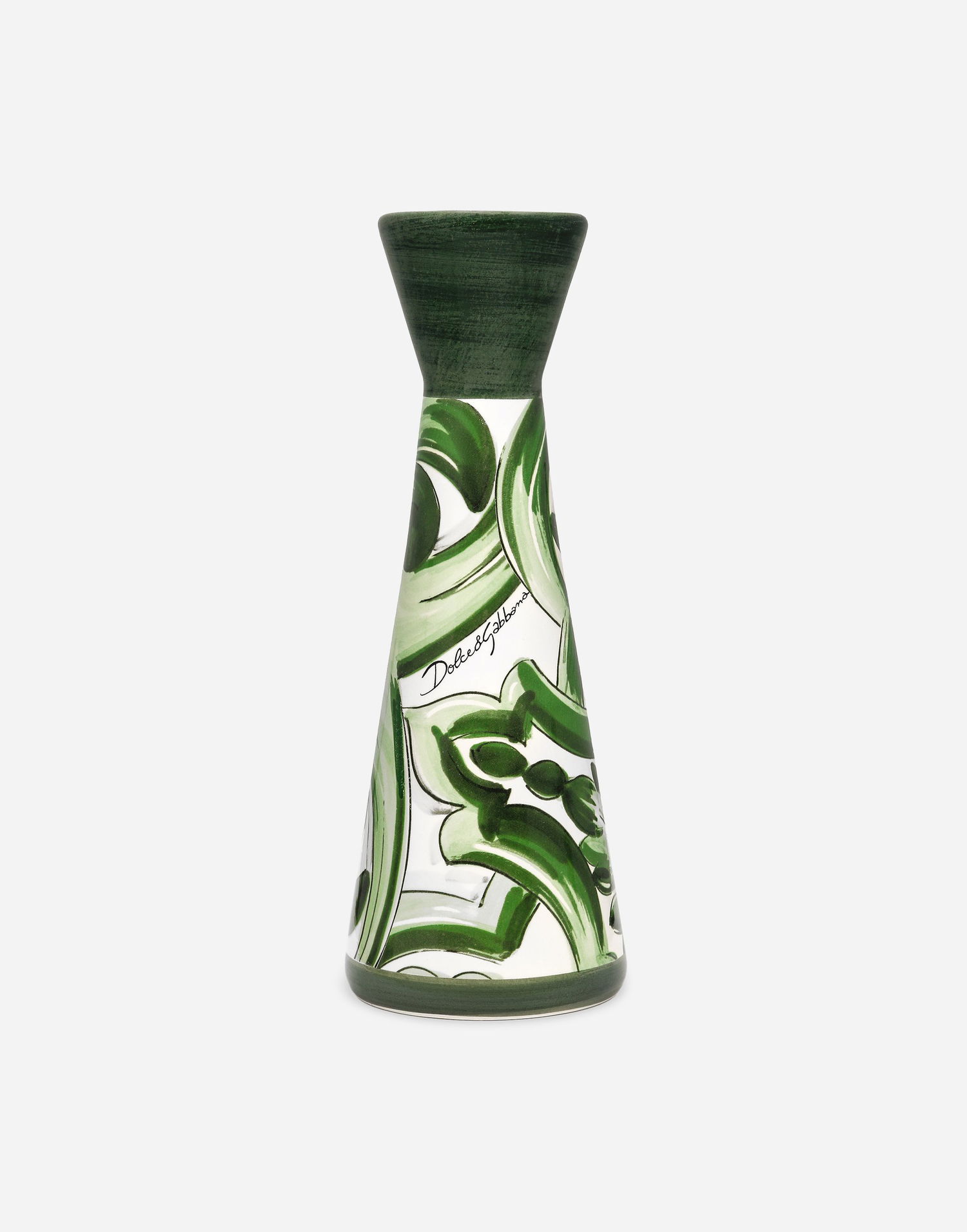 Home decor Dolce & Gabbana Dolce & Gabbana Ceramic Candle Holder Zelené | TCC187TCACDUV001, 0