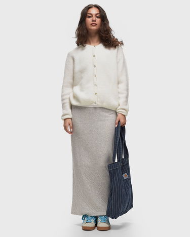 Sveter American Vintage American Vintage VITOW Knit Cardigan Biela | VITO19EE24-BLANC, 1
