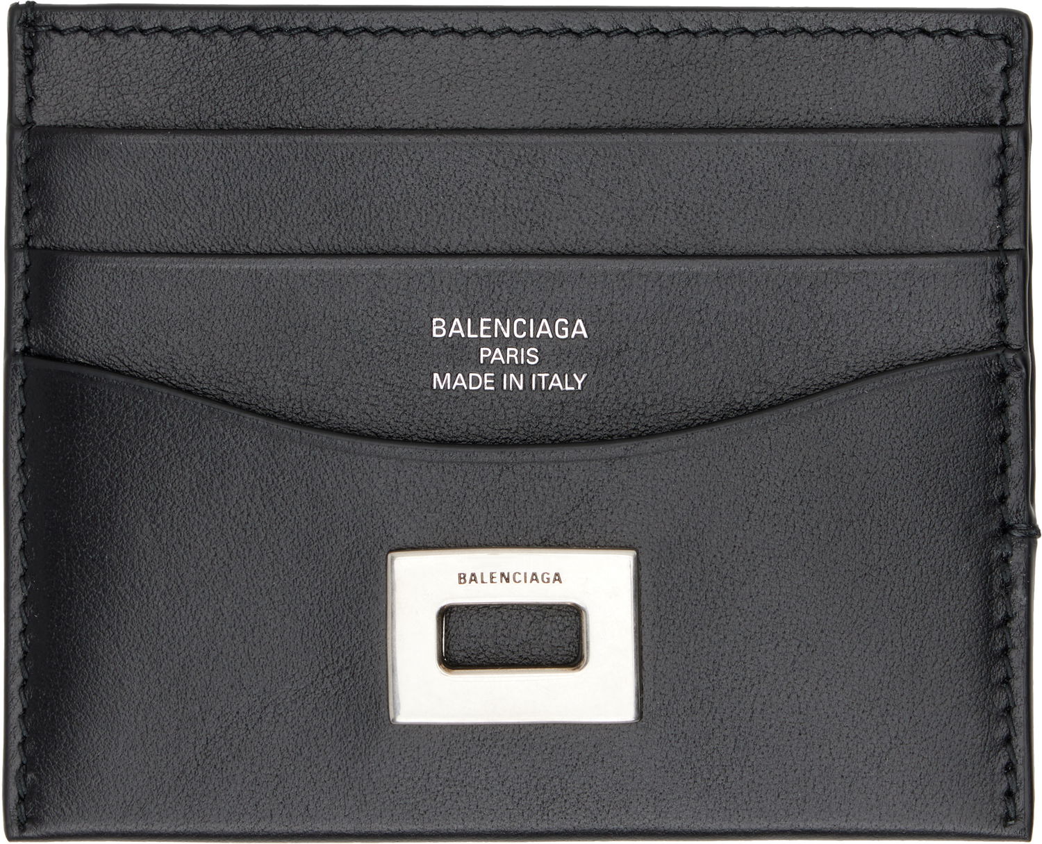 Peňaženka Balenciaga Balenciaga Rodeo Leather Card Holder Čierna | 8225872ABLV, 0