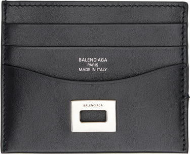 Peňaženka Balenciaga Balenciaga Rodeo Leather Card Holder Čierna | 8225872ABLV, 0