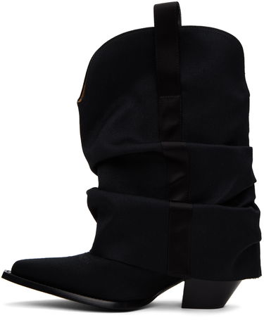 Oblečenie R13 R13 Chunky Sleeve Cowboy Boots Čierna | R13S0109-S101A, 2