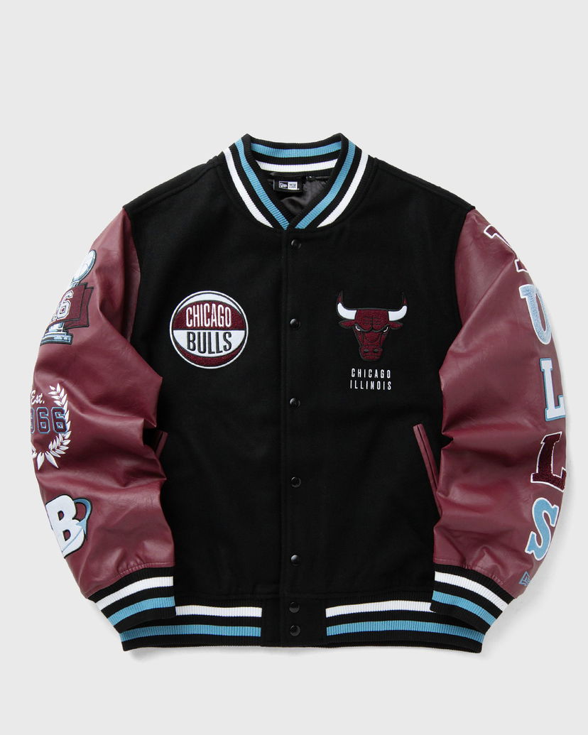 Bomber bunda New Era Chicago Bulls Varsity Jacket Čierna | 60684336
