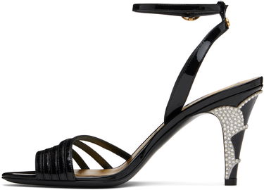 Doplnky Valentino Valentino Garavani Ladycrush Patent Leather Heeled Sandals Čierna | 6W2S0LD3SWK, 2