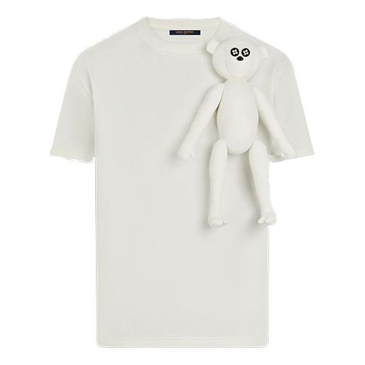 Tričko Louis Vuitton SS21 Doll Pendant Crewneck T-Shirt Biela | 1A8P0O