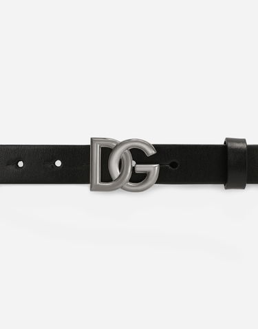 Opasok Dolce & Gabbana Dolce & Gabbana Stretch Fabric Belt with DG Logo Čierna | EC0076AQ61680999, 2