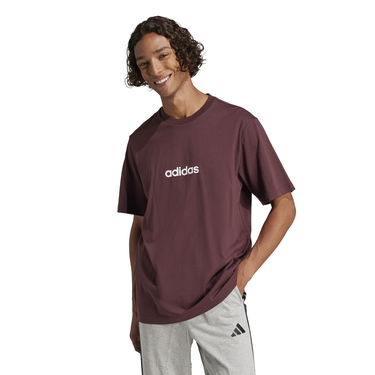 Tričko adidas Performance Linear T-Shirt Vínová | JE8998, 1