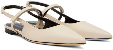 Oblečenie BY FAR BY FAR Jess Slingback Ballerina Flats Béžová | 23CAJESFCENAP, 3