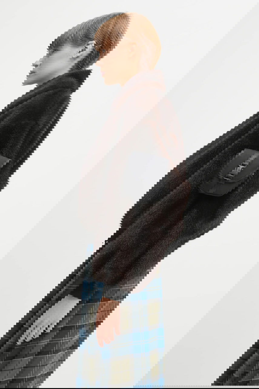 Bomber bunda Coperni Faux Fur Bomber Jacket Hnedá | COPBL33F9015, 1