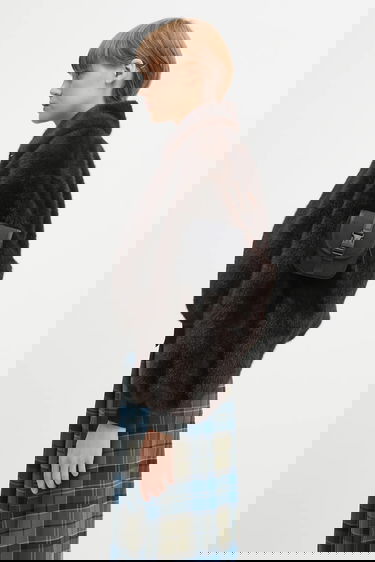 Bomber bunda Coperni Faux Fur Bomber Jacket Hnedá | COPBL33F9015, 1