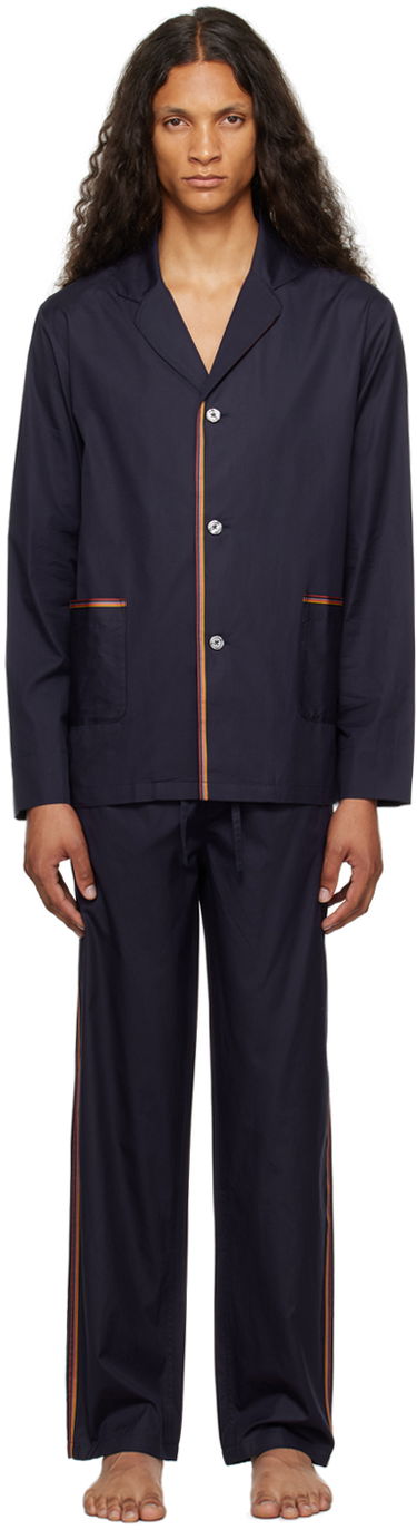 Pyžamo Paul Smith Paul Smith Artist Stripe Pajama Set Navy | M1A-2871P-A00944-49, 0