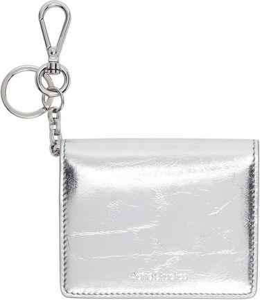Kľúčenka Acne Studios Acne Studios Folded Leather Wallet Keychain Metalická | CG0285-, 0