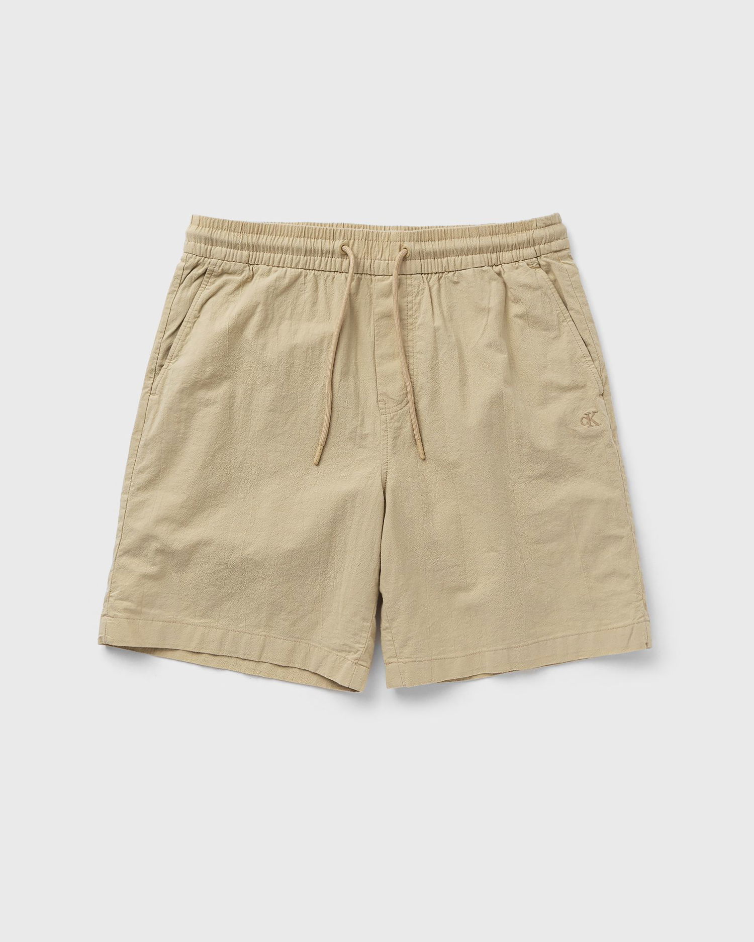 Šortky CALVIN KLEIN TEXTURED COTTON SHORT Béžová | J30J325623RAE, 0