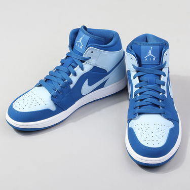Tenisky a topánky Jordan Air Jordan 1 Retro Mid "Ice Blue" Modrá | 554724-400, 2