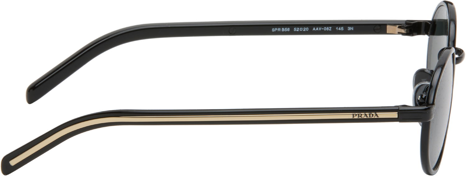 Slnečné okuliare Prada Iconic Metal Plaque Sunglasses Čierna | 0PR B56S AAV08Z52 8056262504451, 1