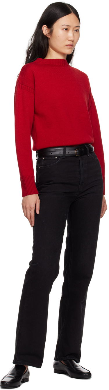 Opasok TOTEME Leather Wrap Belt Čierna | 231-9002-612, 2