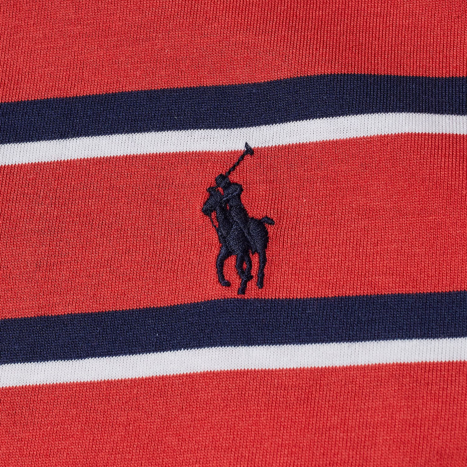 Tričko Polo by Ralph Lauren Polo Ralph Lauren Men's Multi Stripe T-Shirt Spring Red Multi Červená | 710916587002, 1