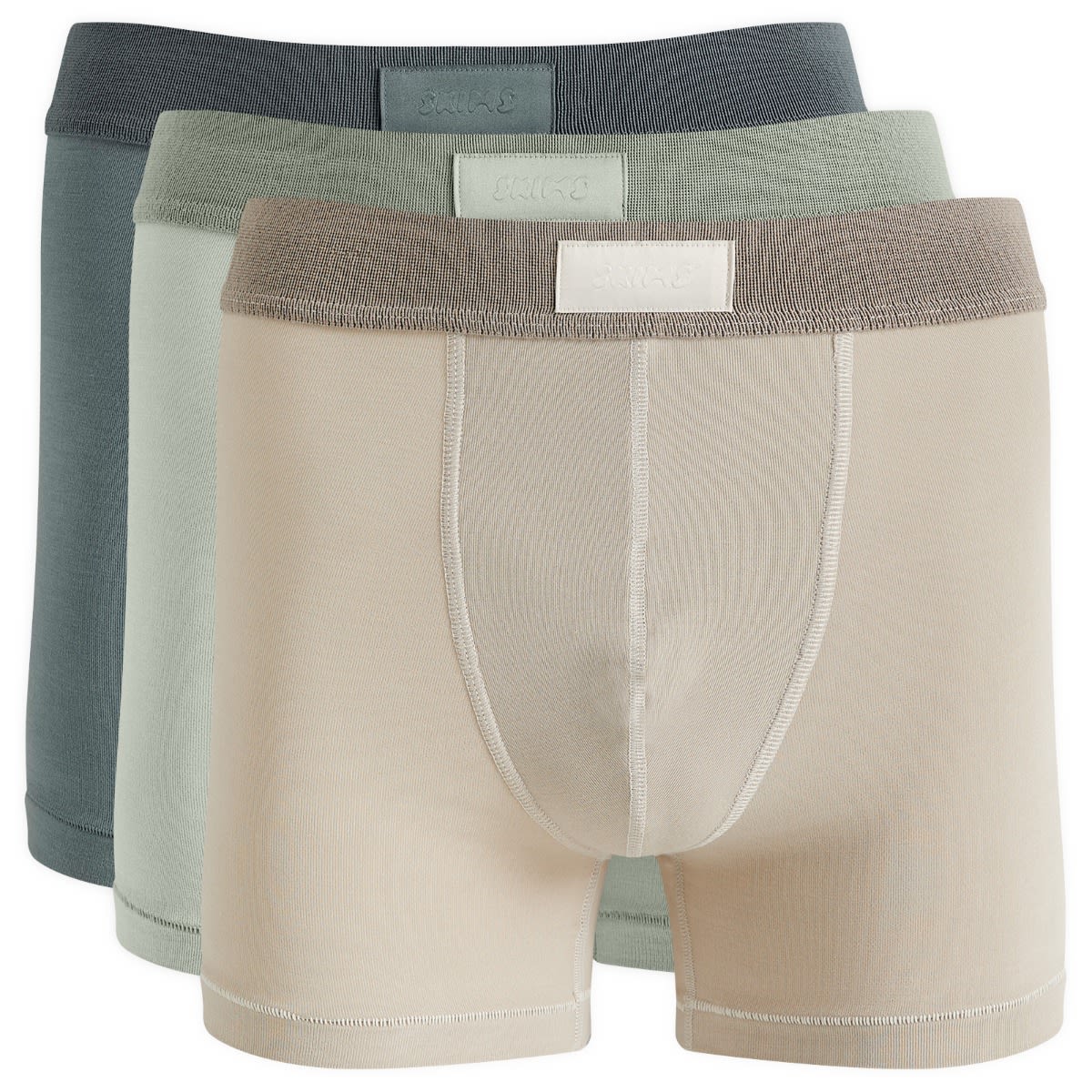 Boxerky SKIMS 3" Boxer Brief 3-Pack Béžová | BO-BBR-5634M-ST, 1