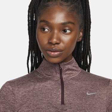Tričko Nike W NK SWIFT ELMNT DF UV HZ TOP Vínová | fb4316-652, 4