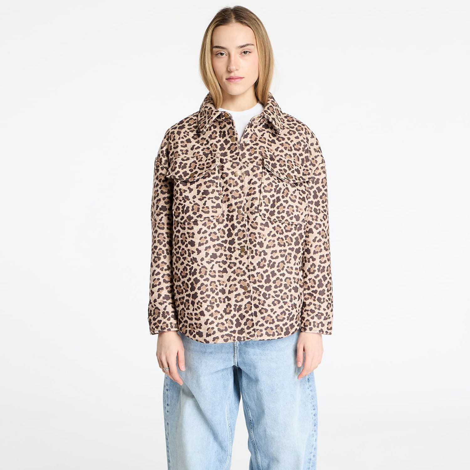 Košeľa Urban Classics Urban Classics AOP Overshirt Béžová | TB5085-01720, 0
