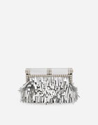 Mordore Nappa Fringed Clutch Bag