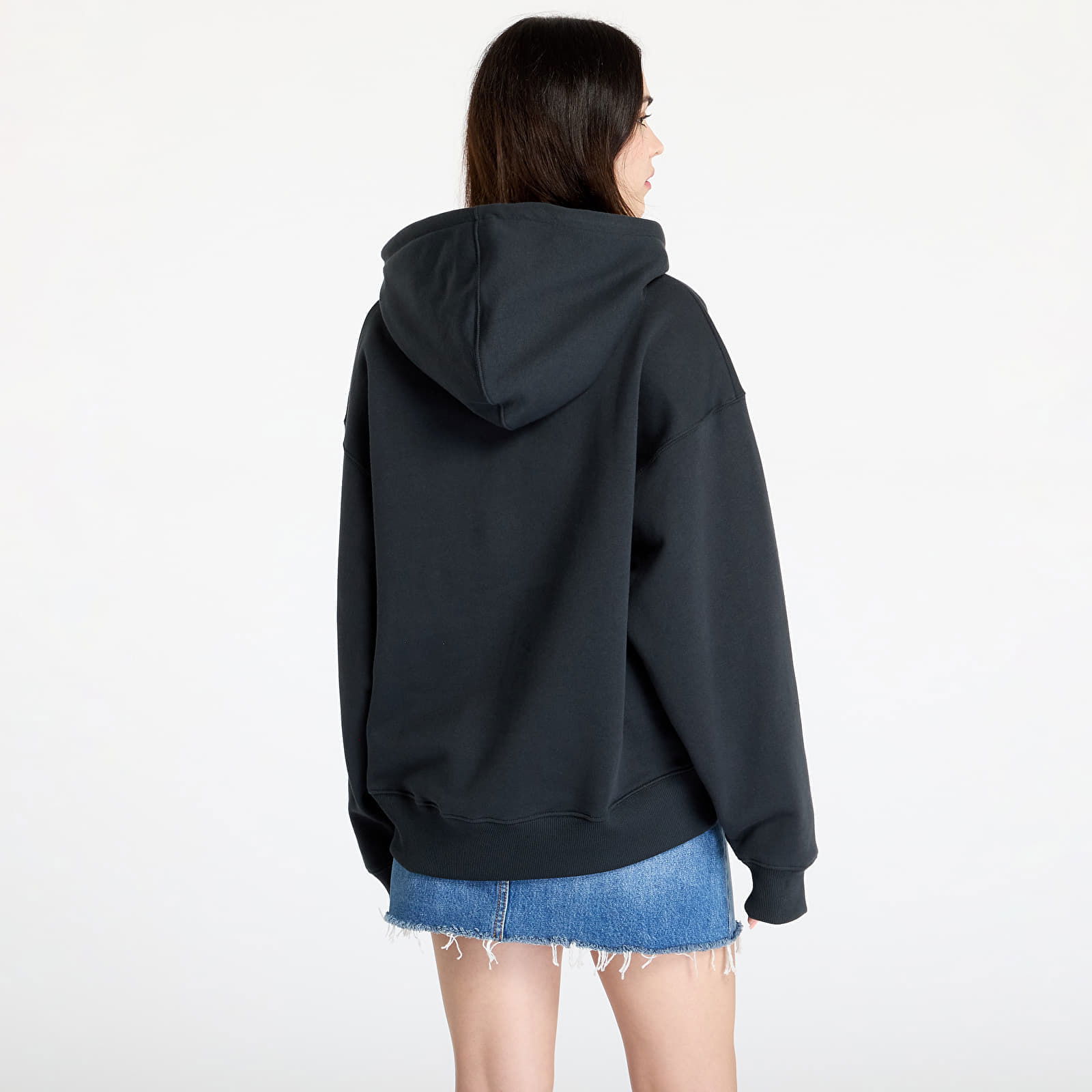 Metal Boxy Hooded Sweater UNISEX Moonless Night