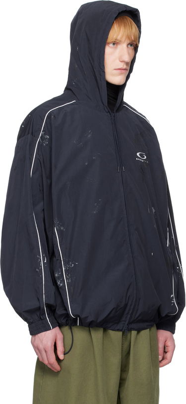 Vetrovka Balenciaga Balenciaga Painter Track Jacket Čierna | 814394TPQ38, 1