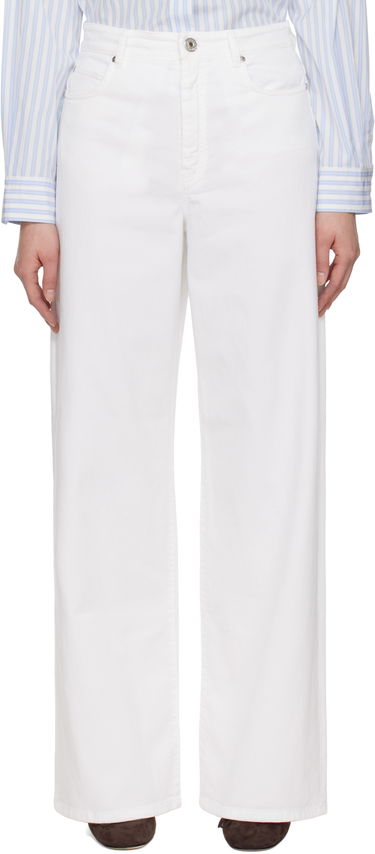 Džínsy Max Mara Weekend Max Mara Medina Wide-Leg Jeans Biela | 2515131011600, 0