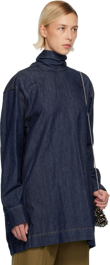 Košeľa Dries Van Noten Loose-Fit Denim Shirt Navy | 252-010787-2382, 1