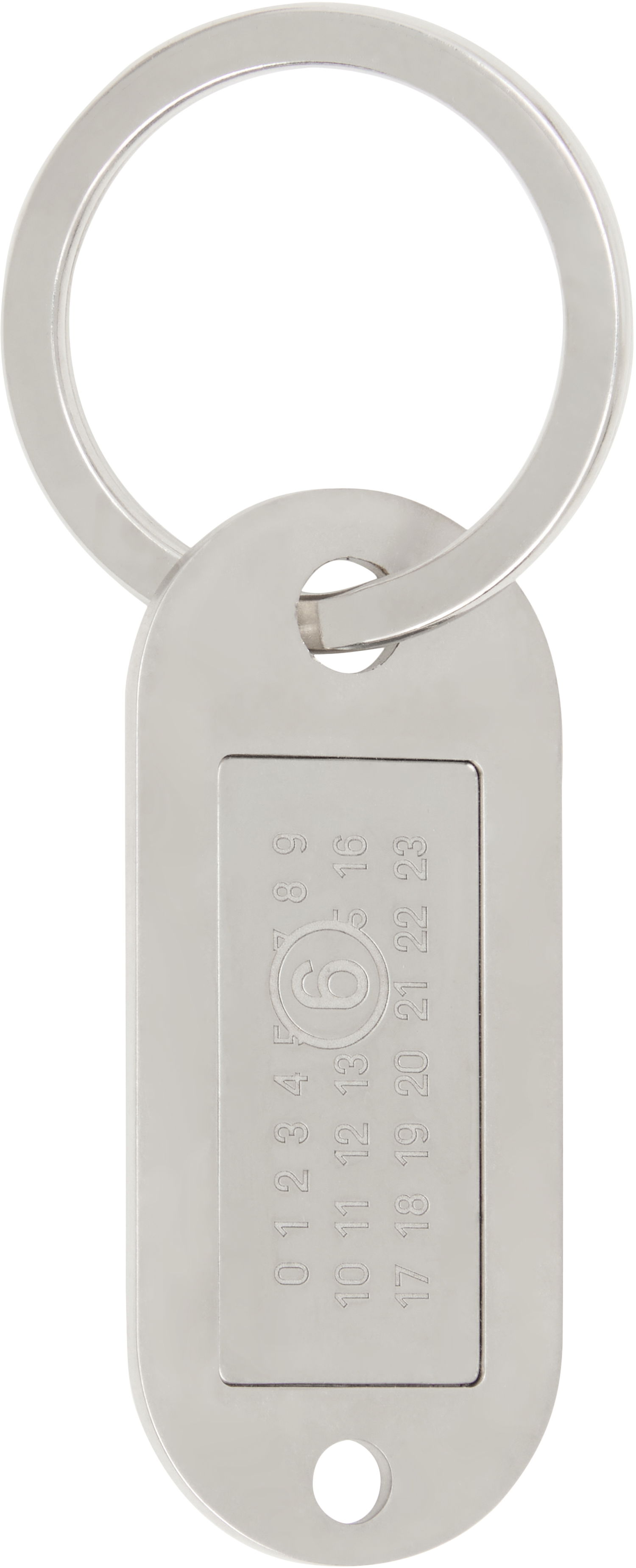 Kľúčenka Maison Margiela MM6 Maison Margiela Numbers Keychain Metalická | SM6UA0014 P7210, 0