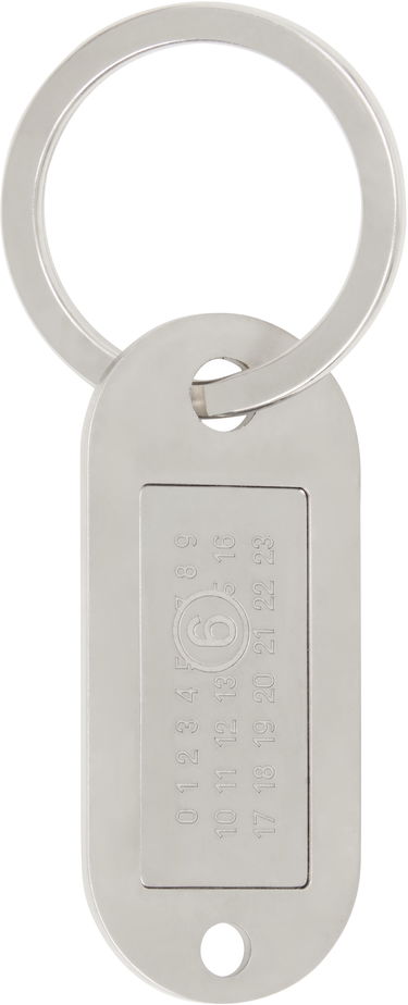Kľúčenka Maison Margiela MM6 Maison Margiela Numbers Keychain Metalická | SM6UA0014 P7210, 0