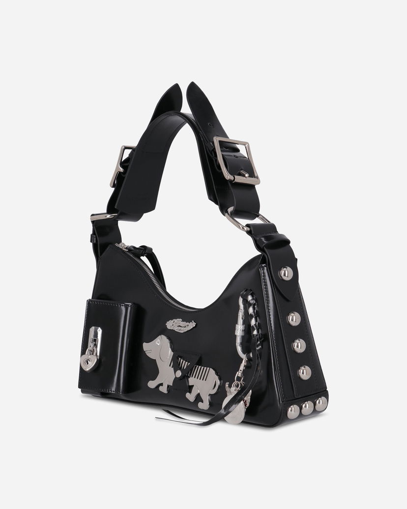 Taška cez rameno Chopova Lowena Mini Sofia Shoulder Bag Čierna | 6452 BLCK