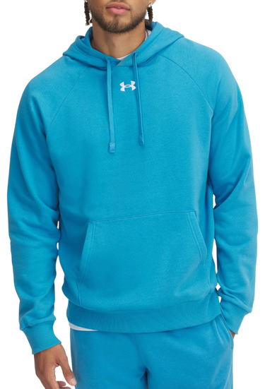 Mikina Under Armour Under Armour Rival Fleece Hoodie Modrá | 1379757-452, 0