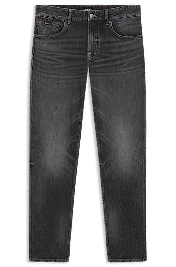 Džínsy BOSS Maine Regular-Fit Comfort-Stretch Jeans Šedá | 50544884, 0
