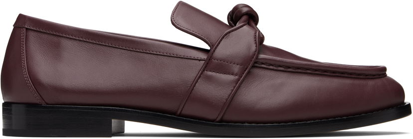 Tenisky a topánky Bottega Veneta Bottega Veneta Astaire Knotted Loafers Vínová | 796445V5DZ02240