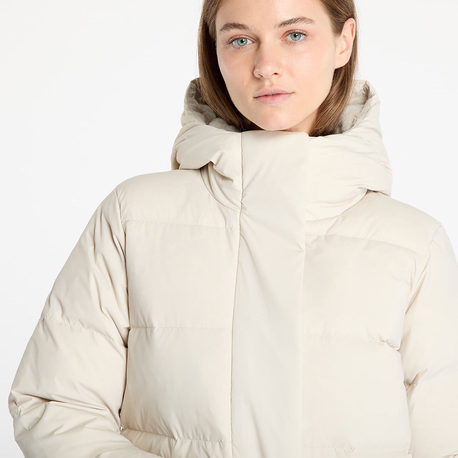 Prešívaná bunda Columbia Boundless Days Long Down Jacket Dark Stone Béžová | 2085144278, 1