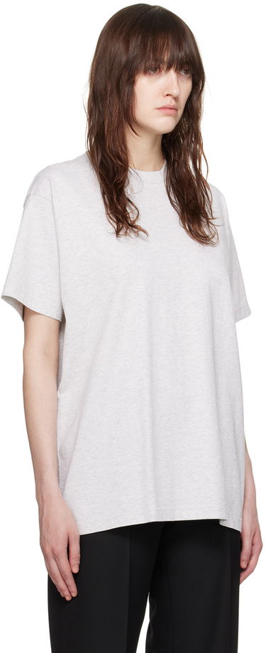 Tričko TOTEME TOTEME Straight T-Shirt Šedá | 234-WRT865-FB0092, 1