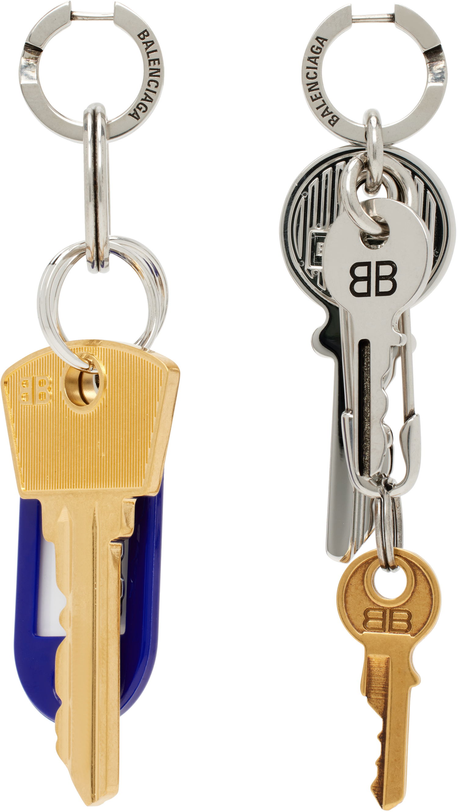Kľúčenka Balenciaga Balenciaga Old School Key Earrings undefined | 805337 TZMMS, 0