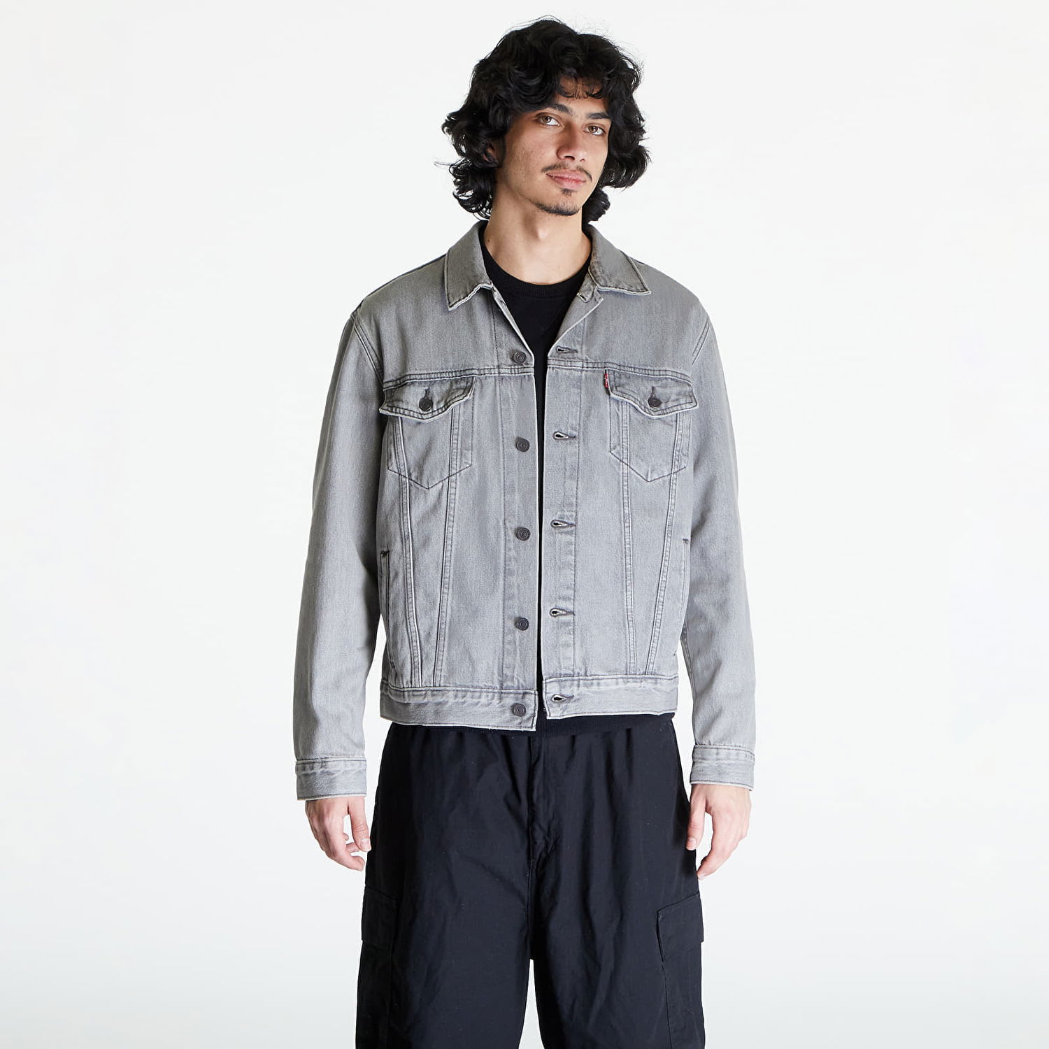 Bunda Levi's Men's denim jacket ® Trucker Jacket Gray Šedá | 72334-0502, 0
