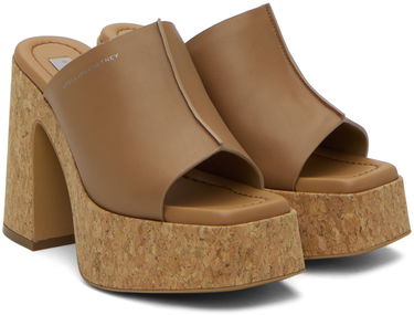 Tenisky a topánky Stella McCartney Skyla Platform Sandals Hnedá | 810359AP00P0, 3